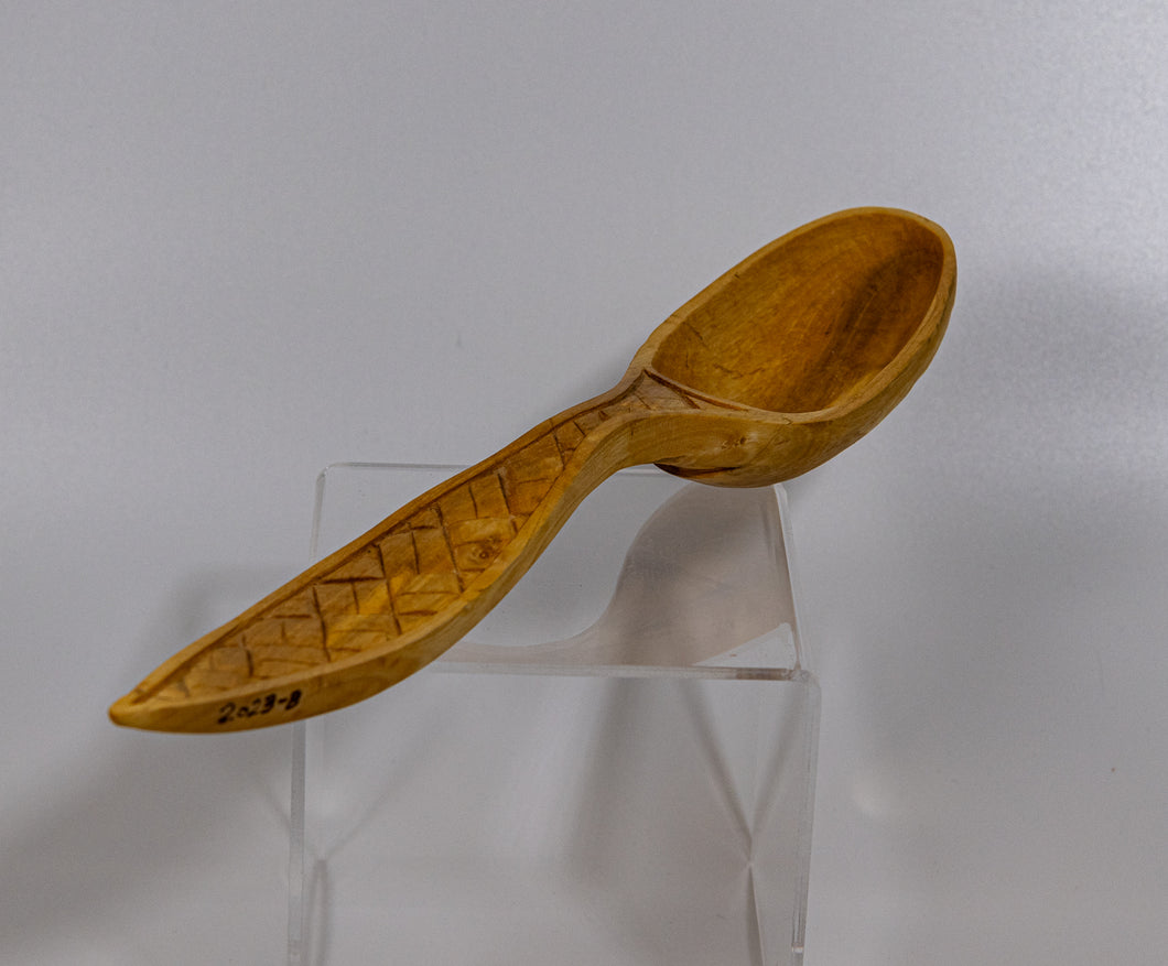 Rustic Hand-carved Orange Tree Spoon