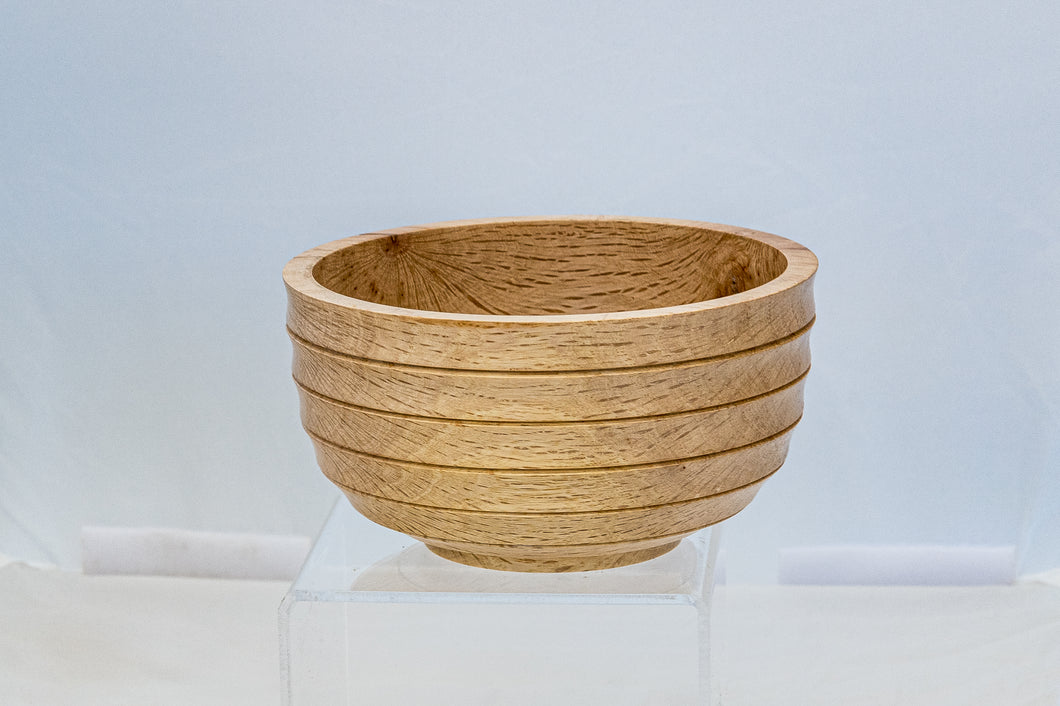 Small White Oak Bowl