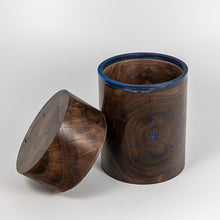 Load image into Gallery viewer, Walnut and Resin Lidded Box

