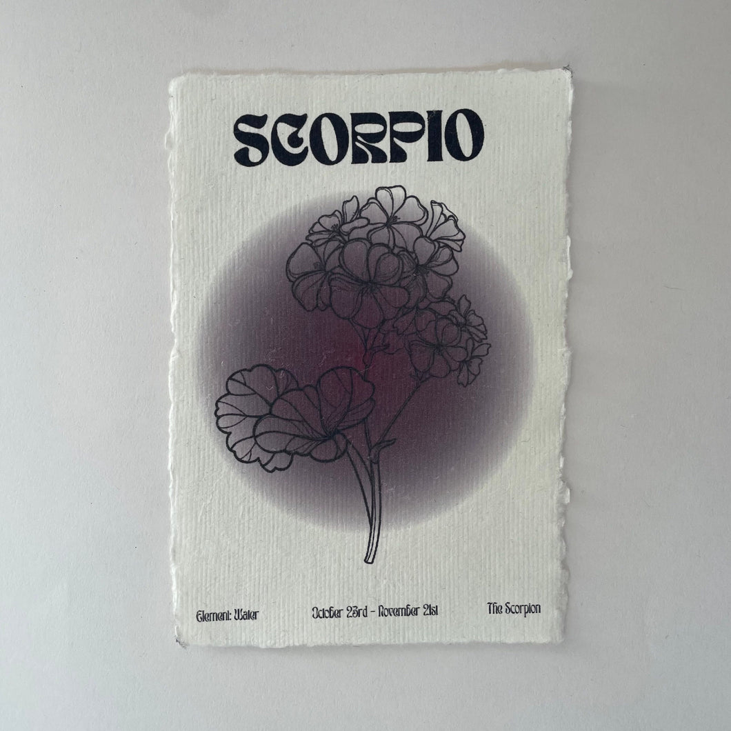 Scorpio Print